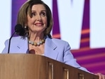Nancy Pelosi says Harris ‘ready to take us to new heights,’ blasts Trump for ‘embracing political violence’ (Photo by SAUL LOEB / AFP)