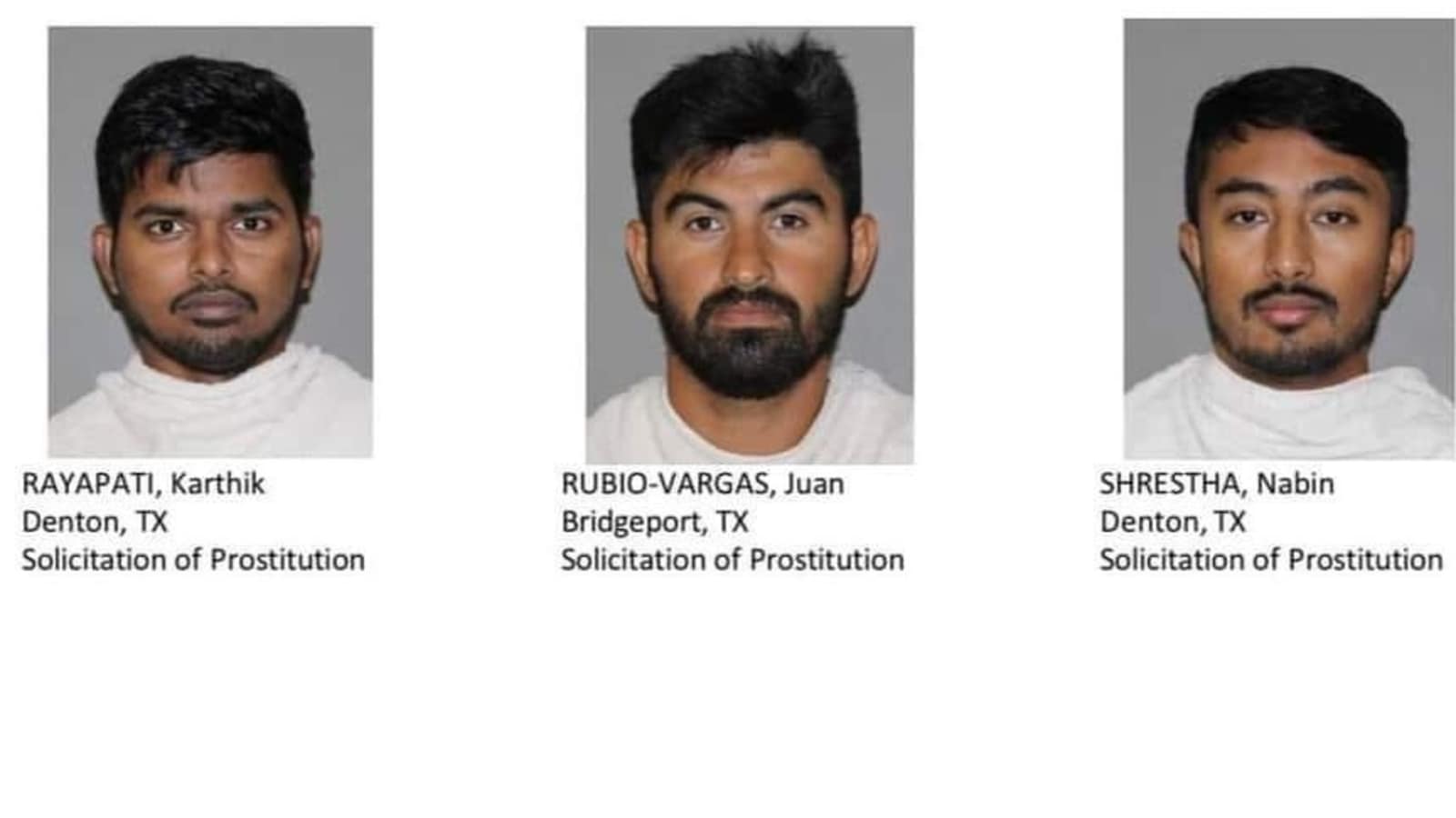 US: Seven Indians held in prostitution sting, including five Telugu origin from Denton, Texas