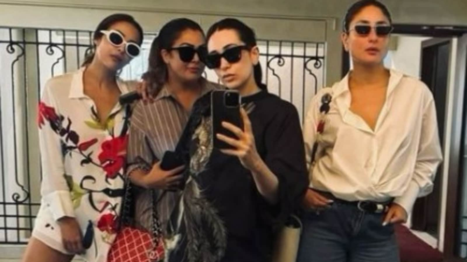 Kareena Kapoor reunites together with her ‘gang perpetually’, poses for selfie with Karisma Kapoor, Malaika Arora, Amrita Arora