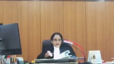 The judge asked how a single woman could spend ₹6 lakh per month (X/@DeepikaBhardwaj) The judge asked how a single woman could spend ₹6 lakh per month (X/@DeepikaBhardwaj)