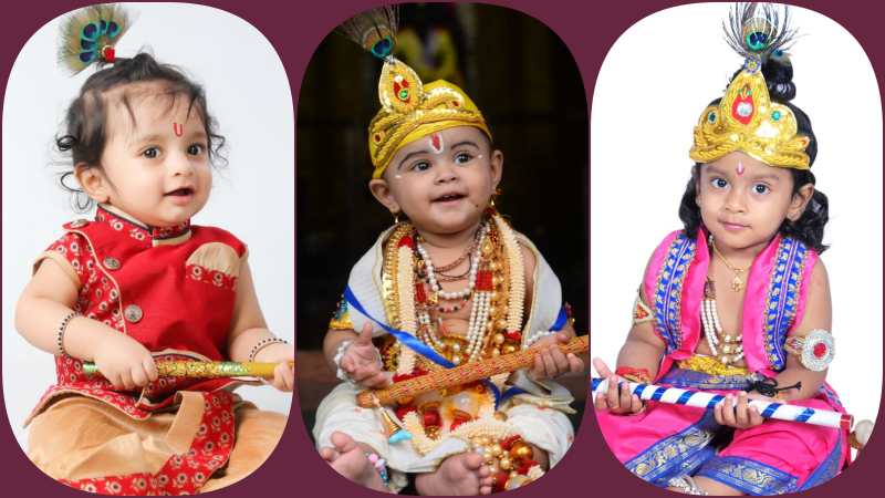 ಇದರ ಜೊತೆಗೆ ಜನರು ತಮ್ಮ ಮುದ್ದು ಕಂದಮ್ಮಗಳಿಗೆ ಕೃಷ್ಣನ ವೇಷ ತೊಡಿಸಿ &nbsp;ಸಂಭ್ರಮಿಸುತ್ತಿದ್ದಾರೆ. ಹೊರದೇಶ, ವಿದೇಶಗಳಲ್ಲಿ ನೆಲೆಸಿರುವವರು ಕೂಡಾ ಕೃಷ್ಣಾಷ್ಟಮಿ ಆಚರಿಸುತ್ತಿದ್ದಾರೆ. ಕೃಷ್ಣನ ವೇಷ ಧರಿಸಿರುವ ಈ ಮುದ್ದು ಮಕ್ಕಳ ಬಗ್ಗೆ ಒಂದಿಷ್ಟು ವಿವರ ಇಲ್ಲಿದೆ.&nbsp;