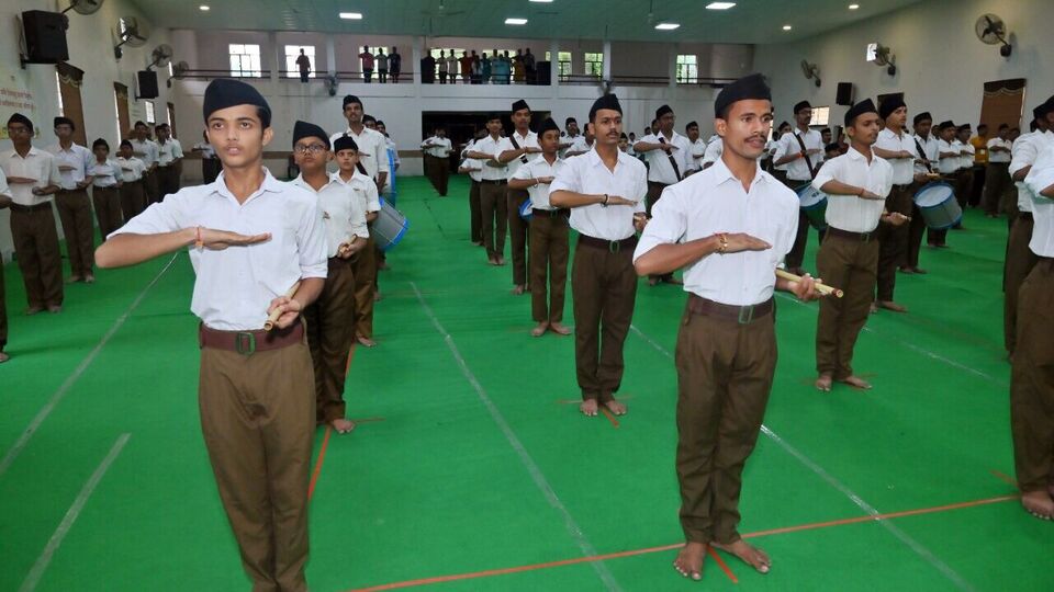 ಆರ್‌ಎಸ್‌ಎಸ್‌ನ ಸ್ವರ್‌ ಸಂಗಮ್‌ ಘೋಷ್‌ ಕ್ಯಾಂಪ್‌ನ ಒಂದು ನೋಟ (ಸಾಂದರ್ಭಿಕ ಚಿತ್ರ) (ANI Photo)