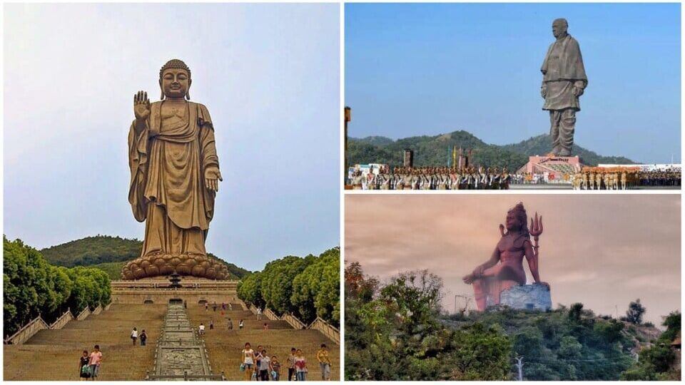 Tallest statues ವಿಶ್ವದ ಐದು ಅತಿ ಎತ್ತರದ ಪ್ರತಿಮೆಗಳು.. ಫೋಟೋಸ್ ನೋಡಿtop 5