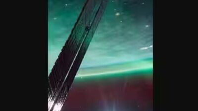 ISS video of aurora: ಅಂತಾರಾಷ್ಟ್ರೀಯ ವಿಮಾನ ನಿಲ್ದಾಣದಿಂದ ಕಂಡ ಭೂರಮೆಯ ಬೆಳಕಿನಾಟ, ವಿಡಿಯೋ ಹಂಚಿಕೊಂಡ ನಾಸಾ ಗಗನಯಾನಿ