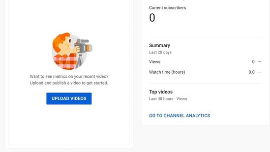 ಡ್ಯಾಷ್‌ಬೋರ್ಡ್‌ನಲ್ಲಿ ಅಪ್ಲೋಡ್‌ ಎಂಬ ಆಯ್ಕೆ ಇರುತ್ತದೆ. ಅಲ್ಲಿ ನೀವು ವಿಡಿಯೋ ಅಪ್ಲೋಡ್‌ ಮಾಡಬೇಕು. ವಿಡಿಯೋ ಅಪ್ಲೋಡ್‌ ಆದ ಬಳಿಕ ಟೈಟಲ್‌, ಥಂಬ್‌ನೈಲ್‌, ಡಿಸ್ಕ್ರಿಪ್ಷನ್‌ ಆಯ್ಕೆಗಳು ದೊರಕುತ್ತವೆ. ವಿಡಿಯೋಗೆ ಸಂಬಂಧಪಟ್ಟ ಆಕರ್ಷಕ ಥಂಬ್‌ನೈಲ್‌ ಇಮೇಜ್‌ (ಮೊದಲಿಗೆ ಕಾಣಿಸುವ ಆಕರ್ಷಕ ಚಿತ್ರ) ಹಾಕಬಹುದು. ಇಲ್ಲಿ ಹೆಡ್‌ಲೈನ್‌ ಅನ್ನು ಗೂಗಲ್‌ ಯೂಟ್ಯೂಬ್‌ ಸರ್ಚ್‌ನಲ್ಲಿ ಸುಲಭವಾಗಿ ದೊರಕುವಂತೆ ಹಾಕಿ. ಕನ್ನಡ ಚಾನೆಲ್‌ ಆಗಿದ್ದರೆ ಇಂಗ್ಲಿಷ್‌ನಲ್ಲಿಯೂ ಕೀವರ್ಡ್‌ ಒಳಗೊಂಡ ಟೈಟಲ್‌, ವಿವರಣೆ ಹಾಕಿ. ನಂತರ ನೆಕ್ಸ್ಟ್‌ ಹೋಗಿ. ಈ ರೀತಿ ಹಂತಹಂತವಾಗಿ ಹೋಗಿ ವಿಡಿಯೋ ಪಬ್ಲಿಷ್‌ ಮಾಡಬಹುದು. ನಿಮ್ಮ ಮೊದಲ ಚಾನೆಲ್‌ ರೆಡಿಯಾಯ್ತು.&nbsp;