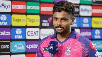 ರಾಜಸ್ಥಾನ್ ರಾಯಲ್ಸ್ ತಂಡದ ನಾಯಕ ಸಂಜು ಸ್ಯಾಮ್ಸನ್ ರಾಜಸ್ಥಾನ್ ರಾಯಲ್ಸ್ ತಂಡದ ನಾಯಕ ಸಂಜು ಸ್ಯಾಮ್ಸನ್
