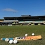 A generic image of cricket bat and ball.