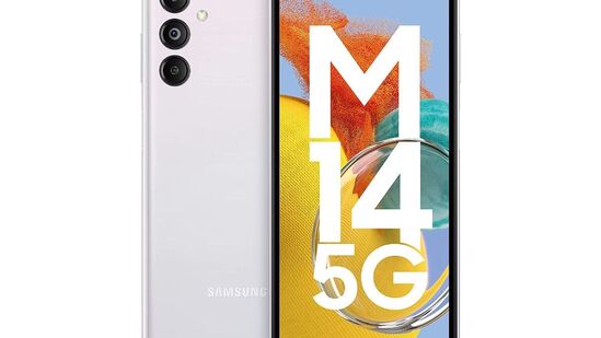 Samsung Galaxy M14 5G | ಈ ಫೋನ್‌ ದರ 13,990 &nbsp;ರೂಪಾಯಿ. ಇದರಲ್ಲಿ6,000mAh &nbsp;ಬ್ಯಾಟರಿ ಇದೆ.