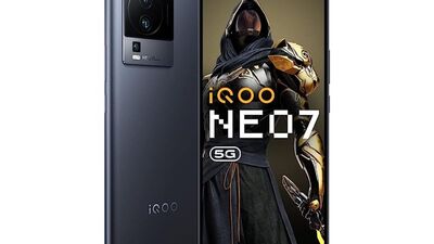 iQoo Neo 7 5G | ಐಕ್ಯೂಒ ನಿಯೊ 7 5ಜಿ ದರ ಸುಮಾರು 28,999 ರೂಪಾಯಿ ಇದೆ. ಮೀಡಿಯಾ ಟೆಕ್‌ ಡೈಮೆನ್ಸ್ಟಿ 8200 ಪ್ರೊಸೆಸರ್‌ ಹೊಂದಿದೆ. ಹಿಂಭಾಗದಲ್ಲಿ 64 ಎಂಪಿ ಒಐಎಸ್‌ ಕ್ಯಾಮೆರಾ ಇದೆ.