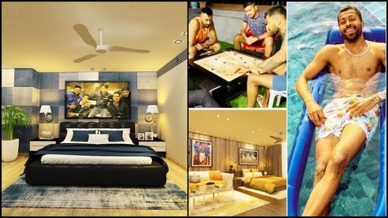 10. ಹಾರ್ದಿಕ್ ಪಾಂಡ್ಯ-ಕೃನಾಲ್ ಪಾಂಡ್ಯ: ಪಾಂಡ್ಯ ಸಹೋದರರದ್ದು ದುಬಾರಿ ಪೆಂಟ್​ಹೌಸ್. 6000 ಚದರ ಅಡಿ ವಿನ್ಯಾಸದ ಪೆಂಟ್​ಹೌಸ್, ಗುಜರಾತ್​​ನ ವಡೋದರಾದಲ್ಲಿರುವ ದೀಪವಳಿ ಪುರದಲ್ಲಿದೆ. ಕಟ್ಟದ ಕೊನೆಯ ಮಹಡಿ ಇದಾಗಿದ್ದು, 4 ಐಷಾರಾಮಿ ಫ್ಲಾಟ್​​ಗಳನ್ನು ಸಂಯೋಜಿಸಿ ನಿರ್ಮಿಸಲಾಗಿದೆ. ಪ್ರತಿಯೊಬ್ಬರ ಅಭಿರುಚಿಗೆ ಹೋಲುವಂತೆ ನಿರ್ಮಿಸಲಾಗಿದೆ. ಜಿಮ್, ಬಾಲ್ಕನಿ ಗಾರ್ಡನ್, ಒಳಾಂಗಣ ಕ್ರೀಡಾಂಗಣ ಸೇರಿದಂತೆ ಹಲವು ಇವೆ.