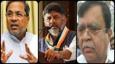 ಸಿದ್ದರಾಮಯ್ಯ-ಡಿಕೆಶಿ- ಕೆಎನ್ ರಾಜಣ್ಣ ಸಿದ್ದರಾಮಯ್ಯ-ಡಿಕೆಶಿ- ಕೆಎನ್ ರಾಜಣ್ಣ