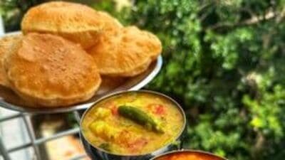 ಆಲೂಗಡ್ಡೆ ಸಾಗು ( twitter/@rajpurvii) ಆಲೂಗಡ್ಡೆ ಸಾಗು ( twitter/@rajpurvii)