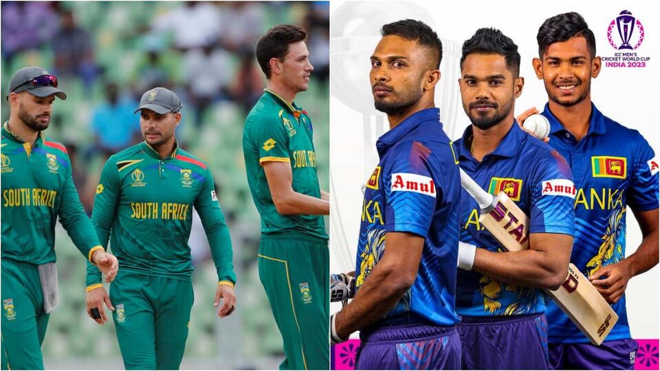 ವಿಶ್ವಕಪ್ನಲ್ಲಿ ಅದೃಷ್ಟಹೀನ ದಕ್ಷಿಣ ಆಫ್ರಿಕಾಗೆ ಶ್ರೀಲಂಕಾ ಸವಾಲು; ಆಡುವ ಬಳಗ