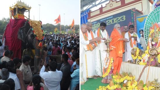 ತುಮಕೂರು ದಸರಾ ಜಂಬೂ ಸವಾರಿ ಮತ್ತು ವೇದಿಕೆ ಕಾರ್ಯಕ್ರಮ