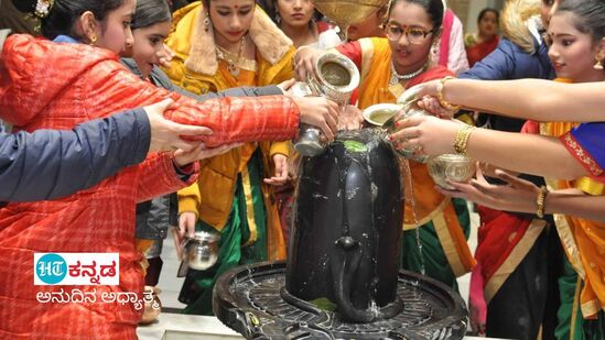 ಶಿವಲಿಂಗಕ್ಕೆ ಅಭಿಷೇಕ (ಸಂಗ್ರಹ ಚಿತ್ರ)