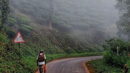 ಚಿಕ್ಕಮಗಳೂರಿನಲ್ಲಿ ಮುಸುಕಿದ ಚಳಿಯ ನೋಟ.