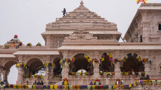 ಪ್ರಾಣ ಪ್ರತಿಷ್ಠಾಪನೆಗೆ ಸಿದ್ಧವಾಗಿರುವ ಅಯೋಧ್ಯೆಯ ರಾಮಮಂದಿರ