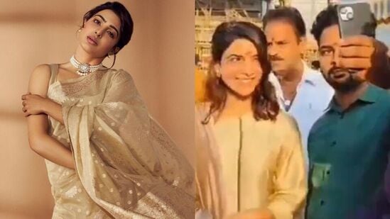 Samantha: ಪದ್ಮಾವತಿ ಅಮ್ಮವಾರಿ ದೇಗುಲಕ್ಕೆ ಭೇಟಿ ನೀಡಿದ ಸಮಂತಾ ರುತ್‌ ಪ್ರಭು