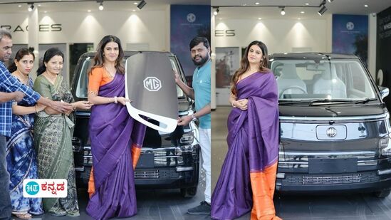 ಬಿಗ್‌ ಬಾಸ್‌ ಖ್ಯಾತಿಯ ನಟಿ ನಮ್ರತಾ ಗೌಡ MG Comet EV ಕಾರನ್ನು ಖರೀದಿ ಮಾಡಿದ್ದಾರೆ. ಅಮ್ಮನ ಜತೆಗೆ ಶೋರೂಮ್‌ಗೆ ತೆರಳಿ ಕಾರ್‌ನ ಡೆಲಿವರಿ ಪಡೆದಿದ್ದಾರೆ. ಆ ಕಾರ್‌ನ ಹಲವು ಫೋಟೋಗಳನ್ನು ತಮ್ಮ ಸೋಷಿಯಲ್‌ ಮೀಡಿಯಾದಲ್ಲಿ ಪೋಸ್ಟ್‌ ಮಾಡಿಕೊಂಡಿದ್ದಾರೆ.&nbsp;