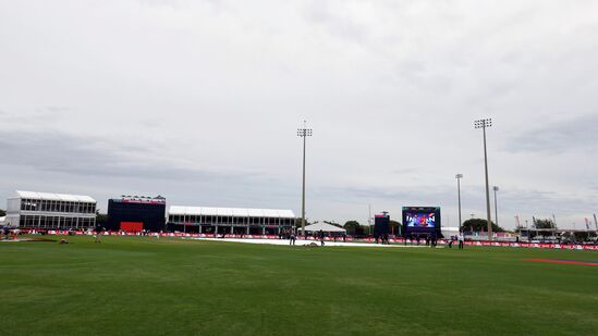 ಮಳೆಯಿಂದಾಗಿ ಒದ್ದೆಯಾದ ಫ್ಲೋರಿಡಾ ಸ್ಟೇಡಿಯಂ ಔಟ್‌ಫೀಲ್ಡ್; ಭಾರತ vs ಕೆನಡಾ ಪಂದ್ಯ ರದ್ದು