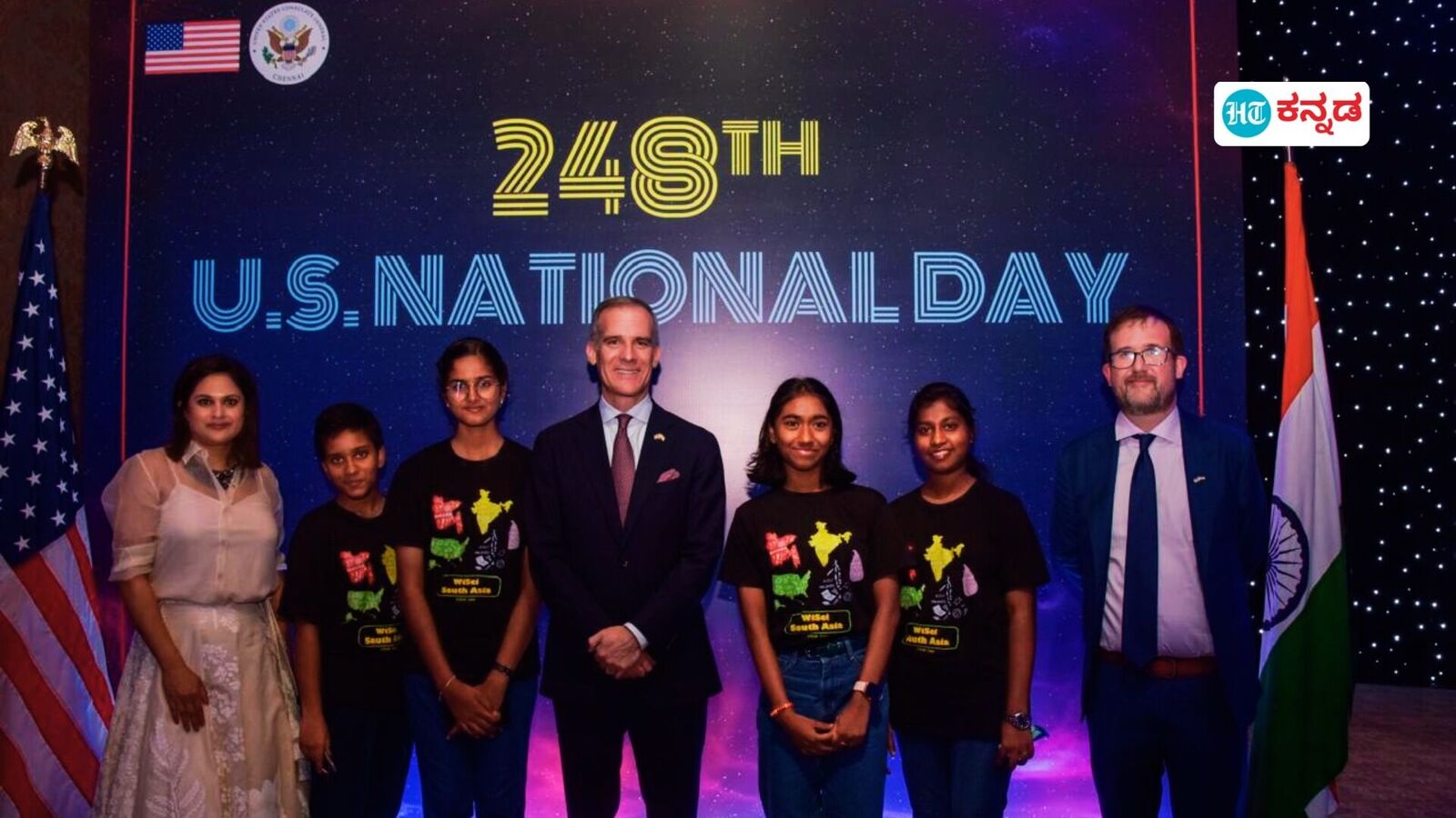 ಚೆನ್ನೈನಲ್ಲಿ ಅಮೆರಿಕ ಸ್ವಾತಂತ್ರ್ಯ ದಿನ ಆಚರಿಸಿ ಭಾರತ-ಯುಎಸ್ ಬಾಹ್ಯಾಕಾಶ ಸಂಬಂಧ ಶ್ಲಾಘಿಸಿದ ರಾಯಭಾರಿ ಎರಿಕ್ ಗಾರ್ಸೆಟ್ಟಿ