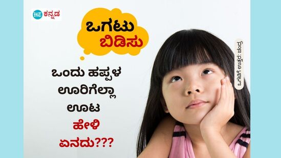 ಒಂದು ಹಪ್ಪಳ ಊರಿಗೆಲ್ಲಾ ಊಟ; ಹೇಳಿ ಏನದು???