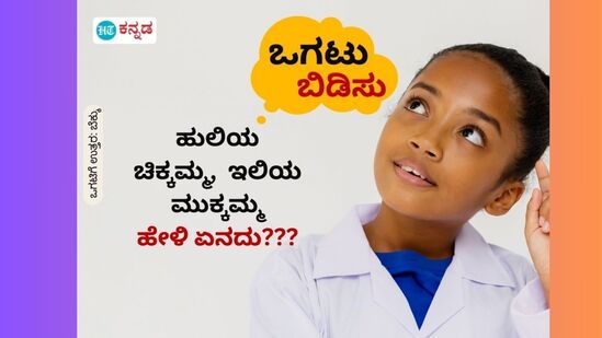 ಹುಲಿಯ ಚಿಕ್ಕಮ್ಮ, ಇಲಿಯ ಮುಕ್ಕಮ್ಮ; ಹೇಳಿ ಏನದು???