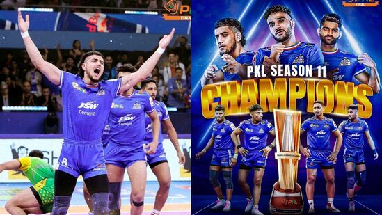 PKL 11: ಹರಿಯಾಣ ಸ್ಟೀಲರ್ಸ್ ಪ್ರೊ ಕಬಡ್ಡಿ ಲೀಗ್ ನೂತನ ಚಾಂಪಿಯನ್; ಪಾಟ್ನಾ ಪೈರೇಟ್ಸ್ 4ನೇ ಟ್ರೋಫಿ ಕನಸು ಭಗ್ನ PKL 11: ಹರಿಯಾಣ ಸ್ಟೀಲರ್ಸ್ ಪ್ರೊ ಕಬಡ್ಡಿ ಲೀಗ್ ನೂತನ ಚಾಂಪಿಯನ್; ಪಾಟ್ನಾ ಪೈರೇಟ್ಸ್ 4ನೇ ಟ್ರೋಫಿ ಕನಸು ಭಗ್ನ