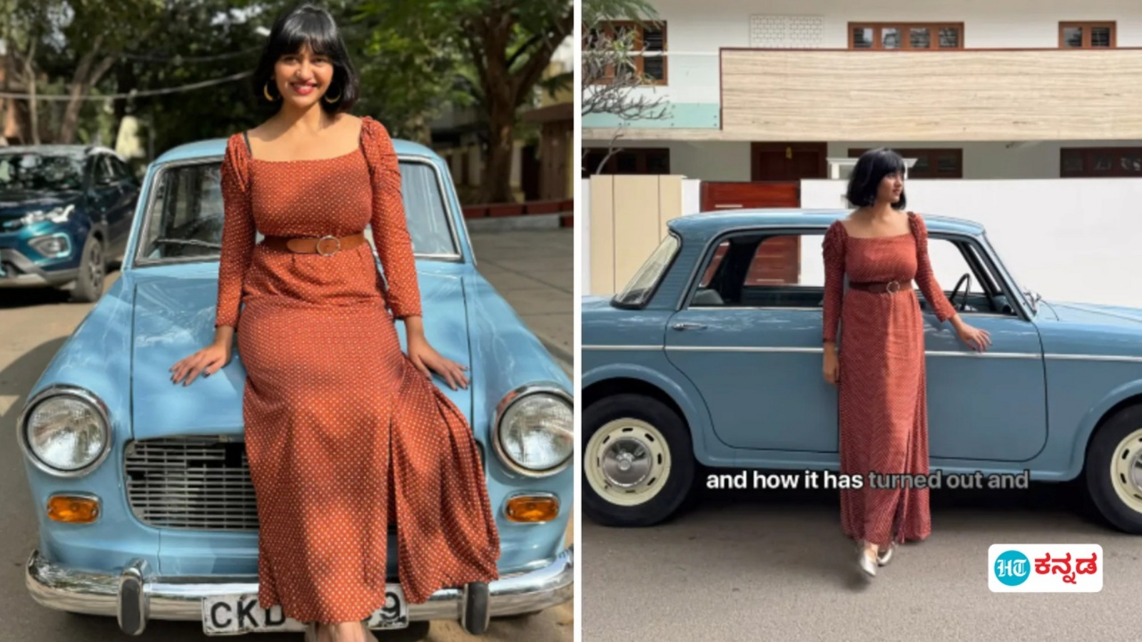 ಬಾಲ್ಯದ ಕನಸಿನ ಕಾರು ಖರೀದಿಸಿದ ಆ ಖುಷಿಯ ಕ್ಷಣ; ಪ್ರೀಮಿಯರ್‌ ಪದ್ಮಿನಿ ವಿಂಟೇಜ್‌ ಕಾರು ಏರಿದ ಬೆಂಗಳೂರು ಯುವತಿ ಖುಷಿ