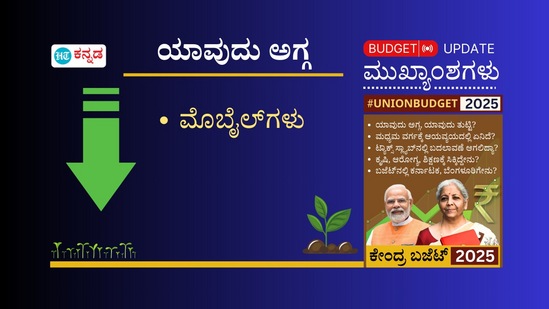 ಮೊಬೈಲ್‌ ಫೋನ್ ಬಳಕೆದಾರರ ಸಂಖ್ಯೆ ದಿನೇ ದಿನೇ ಹೆಚ್ಚುತ್ತಿದ್ದು, ಈ ಬಜೆಟ್‌ನಲ್ಲಿ ಮೊಬೈಲ್‌ ಪೋನ್‌ಗಳ ದರ ಇಳಿಕೆ ಮಾಡುವ ಮೂಲಕ ಸಾಮಾನ್ಯ ಜನರಿಗೆ ಸಂತಸವಾಗುವಂತೆ ಮಾಡಿದ್ದಾರೆ&nbsp;