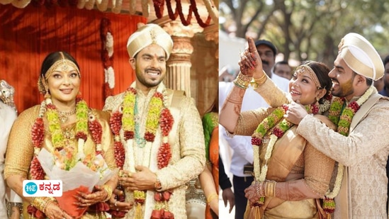 ಸ್ಯಾಂಡಲ್‌ವುಡ್‌ನ ಹಿರಿಯ ನಟಿ ಜಯಮಾಲಾ ಅವರ ಪುತ್ರಿ ಸೌಂದರ್ಯ ಅವರ ವಿವಾಹ ಬೆಂಗಳೂರಿನಲ್ಲಿಂದು (ಫೆ. 7) ಅದ್ಧೂರಿಯಾಗಿ ನೆರವೇರಿದೆ.&nbsp;