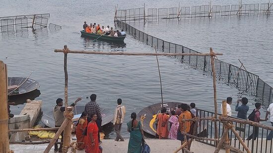 ಮೈಸೂರು ಜಿಲ್ಲೆಯ ತಿ.ನರಸೀಪುರದಲ್ಲಿ ಸೋಮವಾರದಿಂದ ಮೂರು ದಿನ ನಡೆಯುವ ಕುಂಭಮೇಳಕ್ಕೆ ತ್ರಿವೇಣಿ ಸಂಗಮ ಅಣಿಯಾಗಿದೆ,