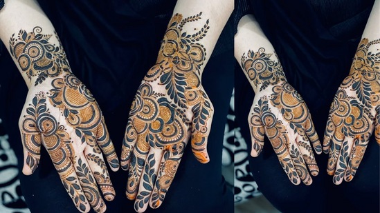 ಮಣಿಕಟ್ಟಿನವರೆಗೆ&nbsp;3D&nbsp;ಮೆಹಂದಿನಿಮ್ಮ ಮಣಿಕಟ್ಟಿನವರೆಗೂ&nbsp;3D&nbsp;ವಿನ್ಯಾಸವನ್ನು ಹಚ್ಚಲು ಬಯಸಿದರೆ,&nbsp;ಇದು ಕೂಡ ಸುಲಭ ಮತ್ತು ಸುಂದರವಾದ ವಿನ್ಯಾಸವಾಗಿದೆ.