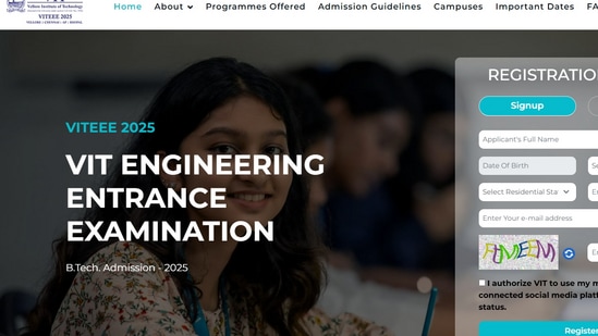 ವಿಟೀ (VITEEE 2025) ಅಥವಾ ವೆಲ್ಲೂರು ಇನ್ಸ್ಟಿಟ್ಯೂಟ್ ಆಫ್ ಟೆಕ್ನಾಲಜಿ ಎಂಜಿನಿಯರಿಂಗ್ ಪ್ರವೇಶ ಪರೀಕ್ಷೆ ಇನ್ನೊಂದು ಮುಖ್ಯ ಪ್ರವೇಶ ಪರೀಕ್ಷೆ. ಇದನ್ನು ವೆಲ್ಲೂರು ಇನ್ಸ್ಟಿಟ್ಯೂಟ್ ಆಫ್ ಟೆಕ್ನಾಲಜಿಯನ್ನು ನಡೆಸುತ್ತದೆ. ಇಲ್ಲಿ, ಎಲೆಕ್ಟ್ರಾನಿಕ್ಸ್ ಮತ್ತು ಸಂವಹನ ಎಂಜಿನಿಯರಿಂಗ್, ಬಯೋ ಟೆಕ್ನಾಲಜಿ, ಸಿವಿಲ್ ಎಂಜಿನಿಯರಿಂಗ್ ಮುಂತಾದ ವಿವಿಧ ಪರಿಣತಿಗಳಲ್ಲಿ ಬಿಟೆಕ್ ಕೋರ್ಸ್ ಮಾಡಬಹುದು. ಇದಕ್ಕಾಗಿ ಪ್ರವೇಶ ಪರೀಕ್ಷೆ 21-27 ಏಪ್ರಿಲ್ 2025 ರಂದು ನಡೆಯಲಿದೆ. ಅರ್ಜಿ ಪ್ರಕ್ರಿಯೆಯು 2025 ರ 31 ಮಾರ್ಚ್ವರೆಗೆ ಮುಂದುವರಿಯುತ್ತದೆ. ವಿಟೀ (VITEEE 2025) ಅಥವಾ ವೆಲ್ಲೂರು ಇನ್ಸ್ಟಿಟ್ಯೂಟ್ ಆಫ್ ಟೆಕ್ನಾಲಜಿ ಎಂಜಿನಿಯರಿಂಗ್ ಪ್ರವೇಶ ಪರೀಕ್ಷೆ ಇನ್ನೊಂದು ಮುಖ್ಯ ಪ್ರವೇಶ ಪರೀಕ್ಷೆ. ಇದನ್ನು ವೆಲ್ಲೂರು ಇನ್ಸ್ಟಿಟ್ಯೂಟ್ ಆಫ್ ಟೆಕ್ನಾಲಜಿಯನ್ನು ನಡೆಸುತ್ತದೆ. ಇಲ್ಲಿ, ಎಲೆಕ್ಟ್ರಾನಿಕ್ಸ್ ಮತ್ತು ಸಂವಹನ ಎಂಜಿನಿಯರಿಂಗ್, ಬಯೋ ಟೆಕ್ನಾಲಜಿ, ಸಿವಿಲ್ ಎಂಜಿನಿಯರಿಂಗ್ ಮುಂತಾದ ವಿವಿಧ ಪರಿಣತಿಗಳಲ್ಲಿ ಬಿಟೆಕ್ ಕೋರ್ಸ್ ಮಾಡಬಹುದು. ಇದಕ್ಕಾಗಿ ಪ್ರವೇಶ ಪರೀಕ್ಷೆ 21-27 ಏಪ್ರಿಲ್ 2025 ರಂದು ನಡೆಯಲಿದೆ. ಅರ್ಜಿ ಪ್ರಕ್ರಿಯೆಯು 2025 ರ 31 ಮಾರ್ಚ್ವರೆಗೆ ಮುಂದುವರಿಯುತ್ತದೆ.