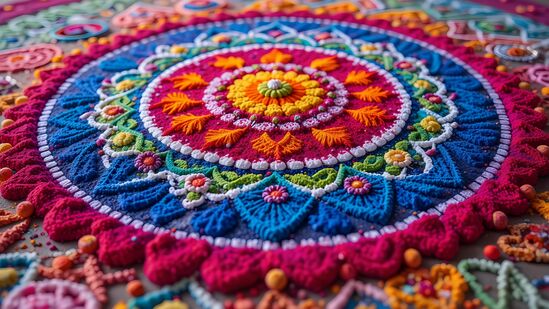 ಅಚ್ಚಿನಿಂದ ತಯಾರಿಸುವ ರಂಗೋಲಿ: ಈ ರಂಗೋಲಿಯನ್ನು ಅಚ್ಚಿನಿಂದ ತಯಾರಿಸಲಾಗುತ್ತದೆ. ನೀವು ನಿಮ್ಮ ಸ್ವಂತ ಕೈಗಳಿಂದ ಇದೇ ರೀತಿಯದ್ದನ್ನು ಮಾಡಬಹುದು. ನಿಮ್ಮ ಬಳಿ ಅಚ್ಚು ಇದ್ದರೆ, ಈ ಬಣ್ಣ ಸಂಯೋಜನೆಯು ನಿಮಗೆ ಉಪಯುಕ್ತವಾಗಬಹುದು. ಅಚ್ಚಿನಿಂದ ತಯಾರಿಸುವ ರಂಗೋಲಿ: ಈ ರಂಗೋಲಿಯನ್ನು ಅಚ್ಚಿನಿಂದ ತಯಾರಿಸಲಾಗುತ್ತದೆ. ನೀವು ನಿಮ್ಮ ಸ್ವಂತ ಕೈಗಳಿಂದ ಇದೇ ರೀತಿಯದ್ದನ್ನು ಮಾಡಬಹುದು. ನಿಮ್ಮ ಬಳಿ ಅಚ್ಚು ಇದ್ದರೆ, ಈ ಬಣ್ಣ ಸಂಯೋಜನೆಯು ನಿಮಗೆ ಉಪಯುಕ್ತವಾಗಬಹುದು.