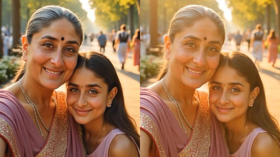 ಬಾಲಿವುಡ್‌ ಬೇಬೊ ಕರೀನಾ ಕಪೂರ್‌ ಅಜ್ಜಿಯಾದರೆ ಹೇಗೆ ಕಾಣಿಸಬಹುದು ಎಂಬ ಕುತೂಹಲವಿದ್ದರೆ, ಇಲ್ಲಿದೆ ನೋಡಿ ಎಐ ಆಧರಿತ ಫೋಟೋ.  