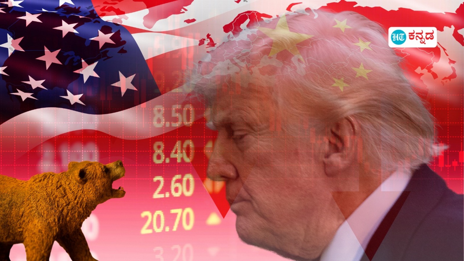 Stork Market Crash: ಗ್ಲೋಬಲ್‌ ಟ್ರೇಡ್‌ ವಾರ್, ಟ್ರಂಪ್‌ ಸುಂಕದ‌ ಆತಂಕಕ್ಕೆ ಸಿಲುಕಿದ ಹೂಡಿಕೆದಾರ; ಸೋಮವಾರವೂ ಕರಡಿಯ ಥಕದಿಮಿತ