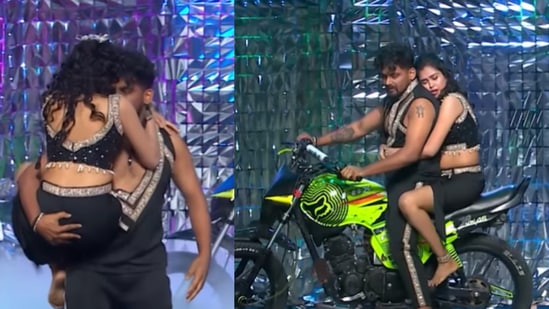 ಭೀಮ ಸಿನಿಮಾದ ‘ಸೈಕಾಗೋದೆ... ಸೈಕಾದೆ‘ ಹಾಡಿಗೆ ಸಖತ್ ಬೋಲ್ಡ್ ಆಗಿ ಡಾನ್ಸ್ ಮಾಡಿದ್ದರು ಸರಿಗಮಪ ಸ್ಪರ್ಧಿಯ ಬಾಳು ಬೆಳಗುಂದಿ ಹಾಗೂ ಭರ್ಜರಿ ಬ್ಯಾಚುಲರ್ಸ್‌ನ ಗಗನಾ ಭಾರಿ. ಇವರ ಕುಣಿತ ನೋಡಿ ಸರಿಗಪಮ ಸ್ಪರ್ಧಿಗಳ ಜತೆಗೆ ಭರ್ಜರಿ ಬ್ಯಾಚುಲರ್ಸ್‌ ಶೋನ ಸ್ಪರ್ಧಿಗಳೂ ಹುಬ್ಬೇರಿಸಿದ್ದಾರೆ. ತೀರ್ಪುಗಾರರೂ ಇವರಿಬ್ಬರ ಕೆಮಿಸ್ಟ್ರಿ ನೋಡಿ ನಿಬ್ಬೆರಗಾಗಿದ್ದಾರೆ. ಮಾದಕವಾಗಿ ಈ ಜೋಡಿ ಹೆಜ್ಜೆ ಹಾಕುತ್ತಿದ್ದರೆ, ಇತ್ತ ವೇದಿಕೆ ಆಚೀಚೆ ಇದ್ದವರೆಲ್ಲ ಬೆರಗುಗಣ್ಣಿನಿಂದಲೇ ಅವರನ್ನೇ ನೋಡುತ್ತಿದ್ದಾರೆ. ಆಂಕರ್‌ ಅನುಶ್ರೀ ಬಾಯಿ ಮೇಲೆ ಕೈಯಿಟ್ಟುಕೊಂಡರೆ, ರಚಿತಾ ರಾಮ್‌ ಸಹ ಕಣ್ಣರಳಿಸಿ ಡಾನ್ಸ್‌ ಕಣ್ತುಂಬಿಕೊಂಡಿದ್ದಾರೆ.