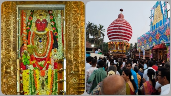 ಸಾವಿರ ಸೀಮೆಯ ಒಡತಿ ಪೊಳಲಿ ಶ್ರೀ ರಾಜರಾಜೇಶ್ವರಿ ಅಮ್ಮನವರ ದೇವಸ್ಥಾನದ ಸುದೀರ್ಘ ಒಂದು ತಿಂಗಳ ಕಾಲದ ವಾರ್ಷಿಕ ಜಾತ್ರೆಯ ನಿಮಿತ್ತ ವೈಭವದ ಮಹಾರಥೋತ್ಸವ ಗುರುವಾರ (ಏಪ್ರಿಲ್ 10) ಸಂಜೆ ನಡೆಯಿತು. ಭಕ್ತರ ಜಯಘೋಷದ ನಡುವೆ ರಥೋತ್ಸವ ಸಂಪನ್ನಗೊಂಡಿತು. 
