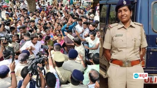 ಅತ್ಯಾಚಾರ ಆರೋಪಿಯನ್ನು ಬಂಧಿಸುವಂತೆ ಪೊಲೀಸರೆದುರು ಜನರ ಆಕ್ರೋಶ (ಬಲಚಿತ್ರ) ಪಿಎಸ್ಐ ಅನ್ನಪೂರ್ಣ (ಎಡಚಿತ್ರ) ಅತ್ಯಾಚಾರ ಆರೋಪಿಯನ್ನು ಬಂಧಿಸುವಂತೆ ಪೊಲೀಸರೆದುರು ಜನರ ಆಕ್ರೋಶ (ಬಲಚಿತ್ರ) ಪಿಎಸ್ಐ ಅನ್ನಪೂರ್ಣ (ಎಡಚಿತ್ರ)