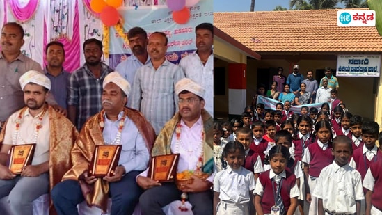 ಹುಣಸೂರು ತಾಲ್ಲೂಕಿನ ಮಾಚಬಾಯನಹಳ್ಳಿ ಶಾಲೆಗೆ ನೆರವಾದ ಸಂದೀಪ್‌ ಹಾಗೂ ಸಂಸ್ಥೆ ಪ್ರಮುಖರನ್ನು ಸನ್ಮಾನಿಸಲಾಯಿತು.