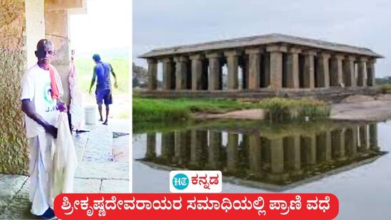 ಗಂಗಾವತಿ ತಾಲೂಕು ಆನೆಗೊಂದಿಯಲ್ಲಿರುವ ಶ್ರೀಕೃಷ್ಣದೇವರಾಯ ಸಮಾಧಿ ಸ್ಮಾರಕದಲ್ಲಿ ಪ್ರಾಣಿ ವಧೆ ವಿಡಿಯೋ ವೈರಲ್ ಆಗಿದ್ದು, ಸರ್ಕಾರ ಎಚ್ಚೆತ್ತುಕೊಂಡು ಕೂಡಲೇ ಅಲ್ಲಿ ಭದ್ರತಾ ಸಿಬ್ಬಂದಿ ನಿಯೋಜಿಸಿದೆ. ಗಂಗಾವತಿ ತಾಲೂಕು ಆನೆಗೊಂದಿಯಲ್ಲಿರುವ ಶ್ರೀಕೃಷ್ಣದೇವರಾಯ ಸಮಾಧಿ ಸ್ಮಾರಕದಲ್ಲಿ ಪ್ರಾಣಿ ವಧೆ ವಿಡಿಯೋ ವೈರಲ್ ಆಗಿದ್ದು, ಸರ್ಕಾರ ಎಚ್ಚೆತ್ತುಕೊಂಡು ಕೂಡಲೇ ಅಲ್ಲಿ ಭದ್ರತಾ ಸಿಬ್ಬಂದಿ ನಿಯೋಜಿಸಿದೆ.