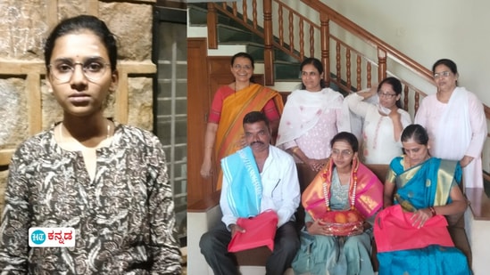  ರೂಪಾ ಚನ್ನಗೌಡ ಪಾಟೀಲ್‌ (ಎಡಚಿತ್ರ), ಕುಟುಂಬದವರ ಜೊತೆ ರೂಪಾ (ಬಲಚಿತ್ರ)