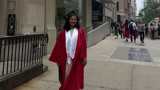 ಈ ಖುಷಿಯ ವಿಚಾರವನ್ನು ತಮ್ಮ ಸೋಷಿಯಲ್ ಮೀಡಿಯಾ ಇನ್ಸ್ಟಾಗ್ರಾಂನಲ್ಲಿ ಕಾಲೇಜು ಮುಂಭಾಗದಲ್ಲಿ ನಿಂತ ಭಂಗಿಯಲ್ಲಿನ ಎರಡು ಫೋಟೋಗಳನ್ನು ಶೇರ್ ಮಾಡಿದ್ದಾರೆ. ಈ ಖುಷಿಯ ವಿಚಾರವನ್ನು ತಮ್ಮ ಸೋಷಿಯಲ್ ಮೀಡಿಯಾ ಇನ್ಸ್ಟಾಗ್ರಾಂನಲ್ಲಿ ಕಾಲೇಜು ಮುಂಭಾಗದಲ್ಲಿ ನಿಂತ ಭಂಗಿಯಲ್ಲಿನ ಎರಡು ಫೋಟೋಗಳನ್ನು ಶೇರ್ ಮಾಡಿದ್ದಾರೆ.