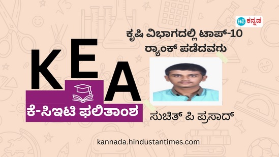 3. ಸುಚಿತ್ ಪಿ ಪ್ರಸಾದ್: ಕೃಷಿ ವಿಭಾಗದಲ್ಲಿ ಶೇ 97.92 ಅಂಕ ಗಳಿಸಿರುವ ಮಂಗಳೂರಿನ ಎಕ್ಸ್ಫರ್ಟ್ ಪಿಯು ಕಾಲೇಜಿನ ಸುಚಿತ್ ಅವರು 3ನೇ ರ್ಯಾಂಕ್ ಪಡೆದಿದ್ದಾರೆ. 3. ಸುಚಿತ್ ಪಿ ಪ್ರಸಾದ್: ಕೃಷಿ ವಿಭಾಗದಲ್ಲಿ ಶೇ 97.92 ಅಂಕ ಗಳಿಸಿರುವ ಮಂಗಳೂರಿನ ಎಕ್ಸ್ಫರ್ಟ್ ಪಿಯು ಕಾಲೇಜಿನ ಸುಚಿತ್ ಅವರು 3ನೇ ರ್ಯಾಂಕ್ ಪಡೆದಿದ್ದಾರೆ.