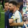 <p>argentina players consoled luka modric</p>