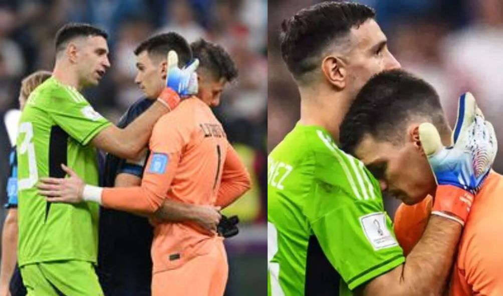 संपूर्ण स्पर्धेत क्रोएशियाच्या गोलरक्षका डॉमेनिक लिव्हाकोविचने उत्कृष्ट कामगिरी केली. या सेमी फायनलच्या सामन्यात त्याच्या फाऊलमुळे अर्जेंटिनाला पेनल्टी मिळाली आणि संघाने पहिला गोल केला. सामना संपल्यानंतर अर्जेंटिनाचा गोलरक्षक एमिलियानो मार्टिनेझने क्रोएशियाचा गोलकिपर डॉमेनिक लिव्हाकोविचला मिठी मारली. संपूर्ण स्पर्धेत क्रोएशियाच्या गोलरक्षका डॉमेनिक लिव्हाकोविचने उत्कृष्ट कामगिरी केली. या सेमी फायनलच्या सामन्यात त्याच्या फाऊलमुळे अर्जेंटिनाला पेनल्टी मिळाली आणि संघाने पहिला गोल केला. सामना संपल्यानंतर अर्जेंटिनाचा गोलरक्षक एमिलियानो मार्टिनेझने क्रोएशियाचा गोलकिपर डॉमेनिक लिव्हाकोविचला मिठी मारली.