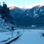 Snowfall in Pehelgam in Kashmir