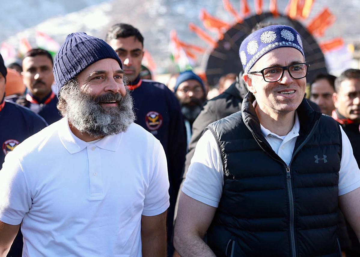 Bharat Jodo Yatra In Jammu And Kashmir : भाजपच्या धार्मिक विद्वेषाच्या राजकारणाविरोधात निघालेली काँग्रेसची भारत जोडो यात्रा आज काश्मिर खोऱ्यात पोहचली आहे.