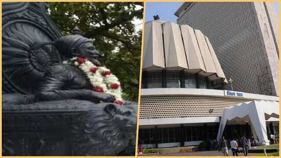 विधानभवन परिसरातील छत्रपती शिवाजी महाराजांचा पुतळा